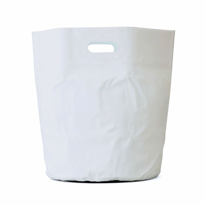 White tarp bag