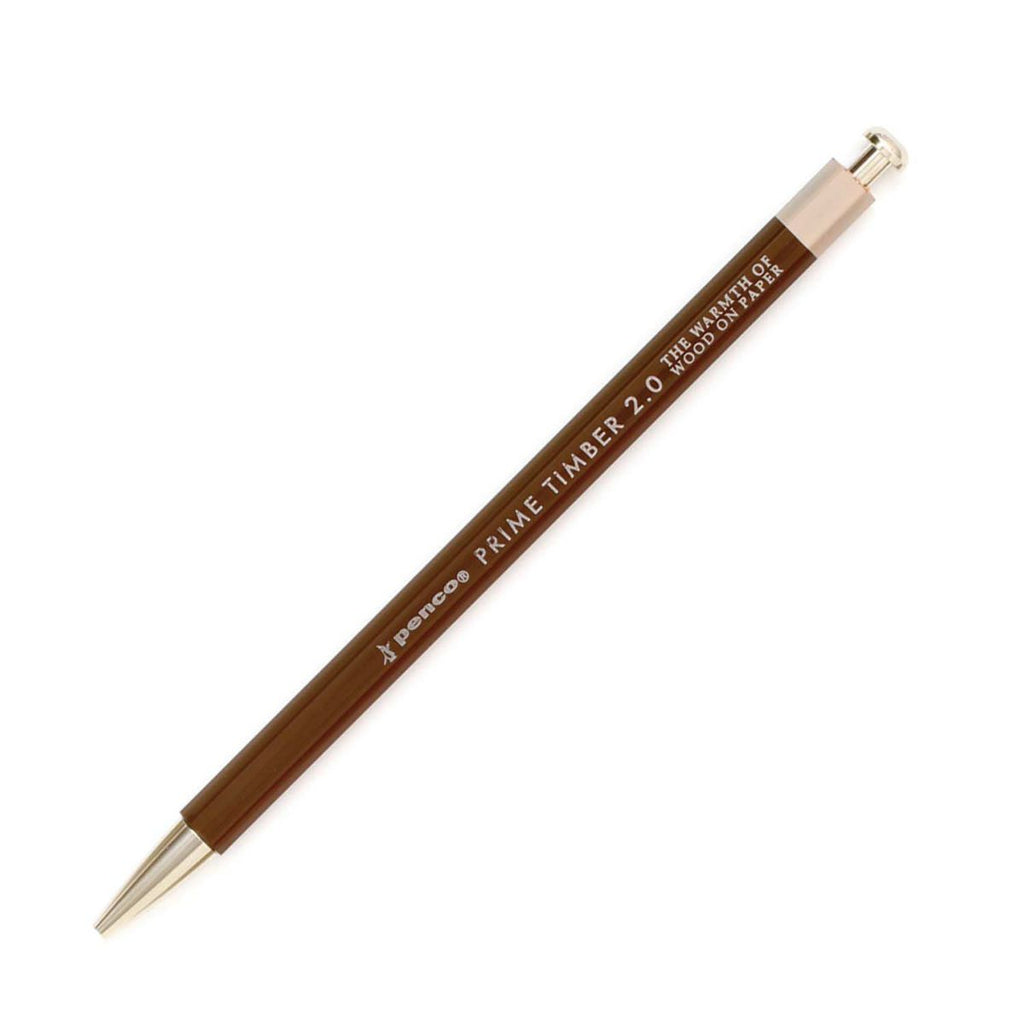 Hightide Penco Prime Timber Pencil 2.0 [Silver Trim] - The Journal Shop