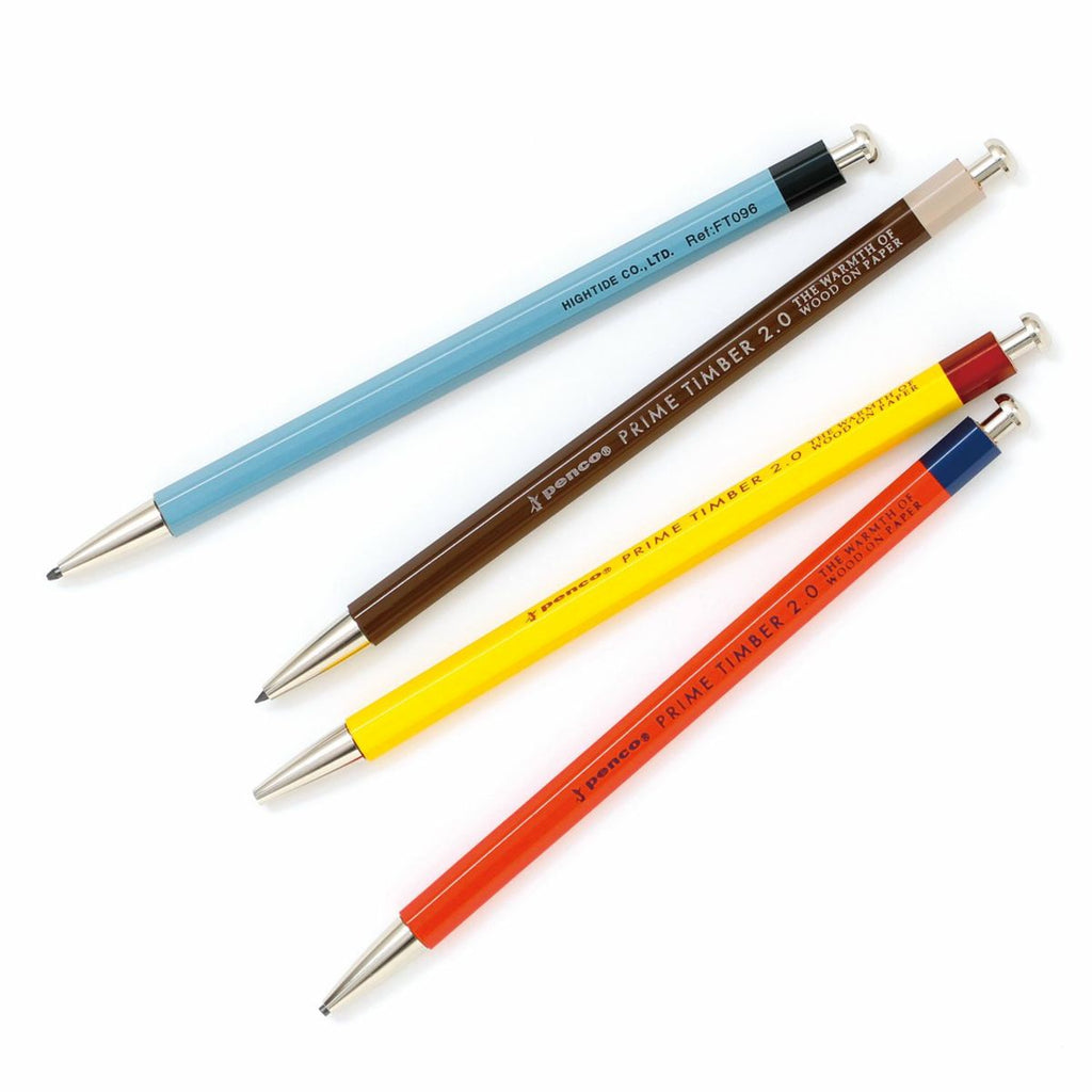 Hightide Penco Prime Timber Pencil 2.0 [Silver Trim] - The Journal Shop