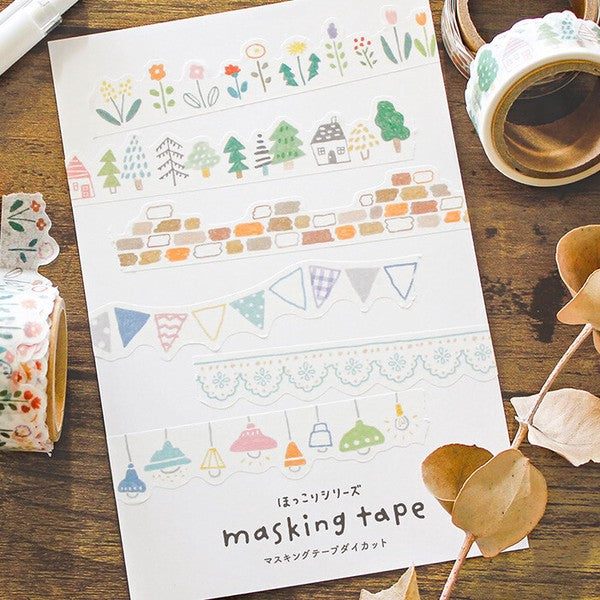 Mind Wave Die Cut Masking Tape - Bunting - The Journal Shop