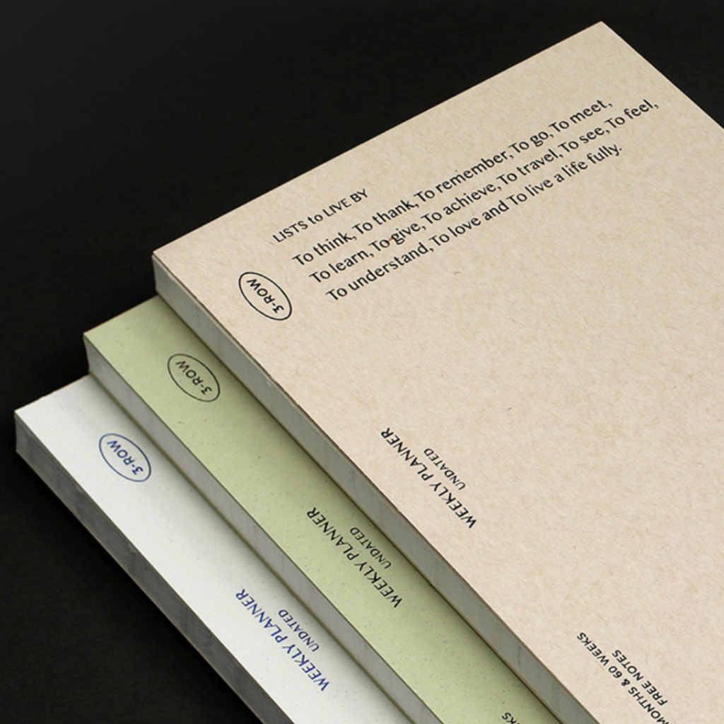 Paperian Lists To Live By Undated Planner - The Journal Shop