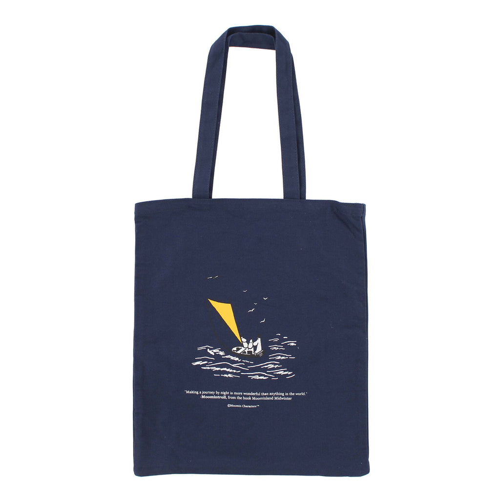Moomin Canvas Tote Bag - Navy - The Journal Shop