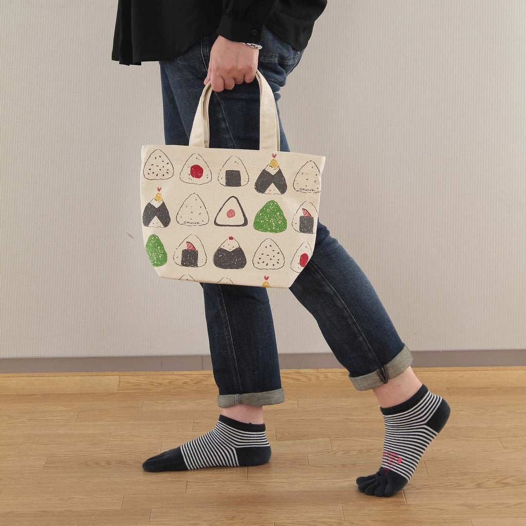 Onigiri Delight Cotton Tote Bag - A4 Size - The Journal Shop