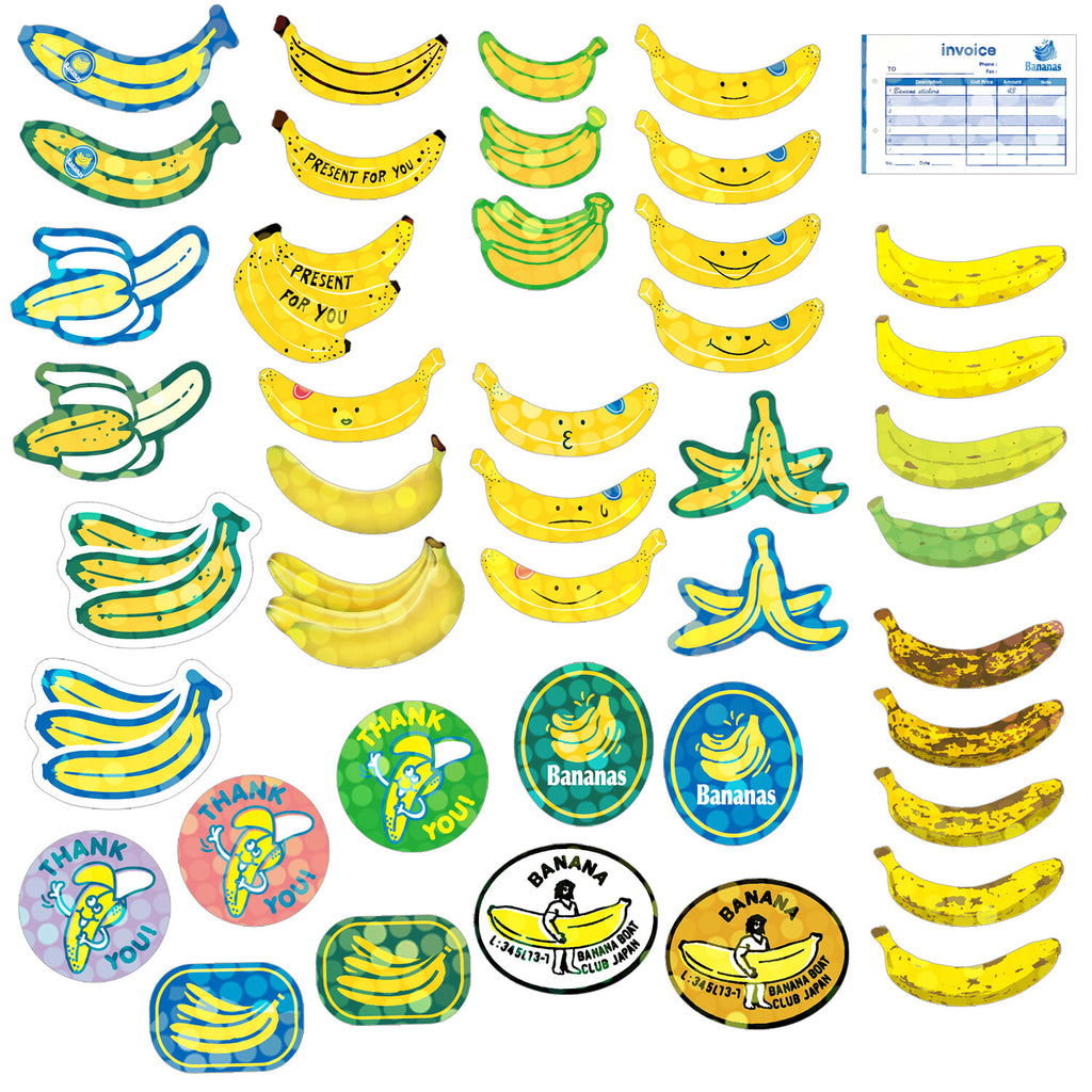 Haco Stickers Box - Banana - The Journal Shop
