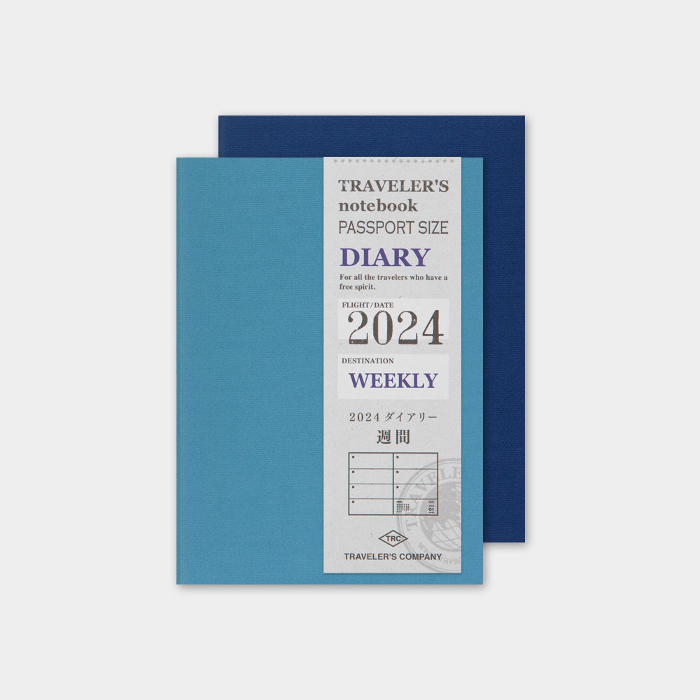 TRAVELER'S Notebook 2024 Passport Refill [Weekly] - The Journal Shop