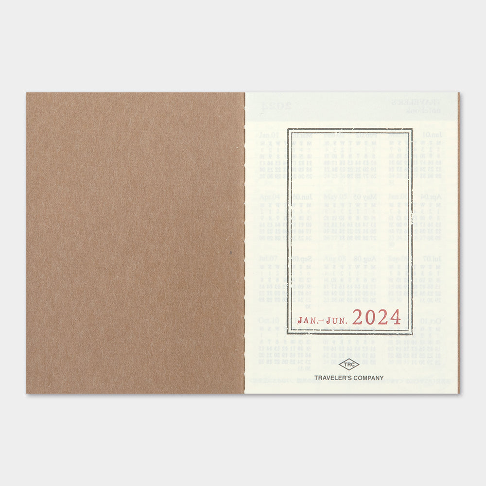 TRAVELER'S Notebook 2024 Passport Refill [Weekly] - The Journal Shop