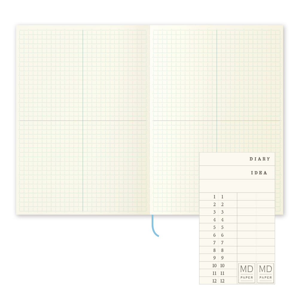 MD Paper Notebook Journal Grid Block [A5] - The Journal Shop