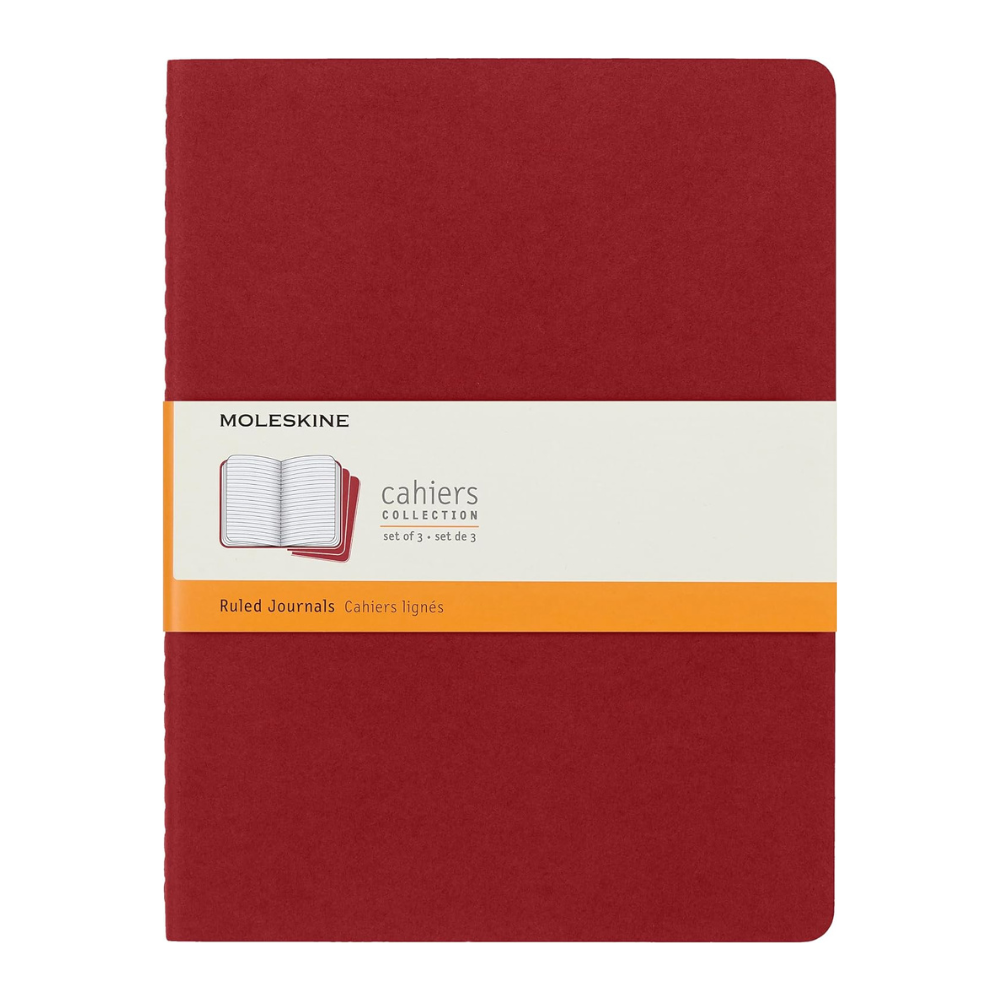 Moleskine - Volant Journal - Set 2 Carnets avec Page à Pages Blanche - Couverture Souple et Moleskine - Volant Journal - Set 2 Carnets avec Page à Pages Blanche - Couverture Souple et