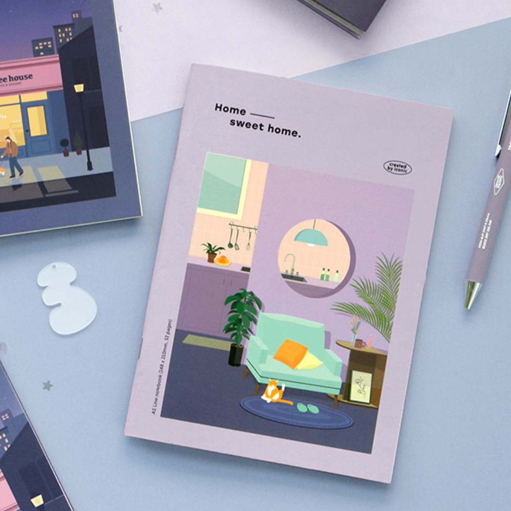 Iconic Haru Line Notebook [A5] - The Journal Shop