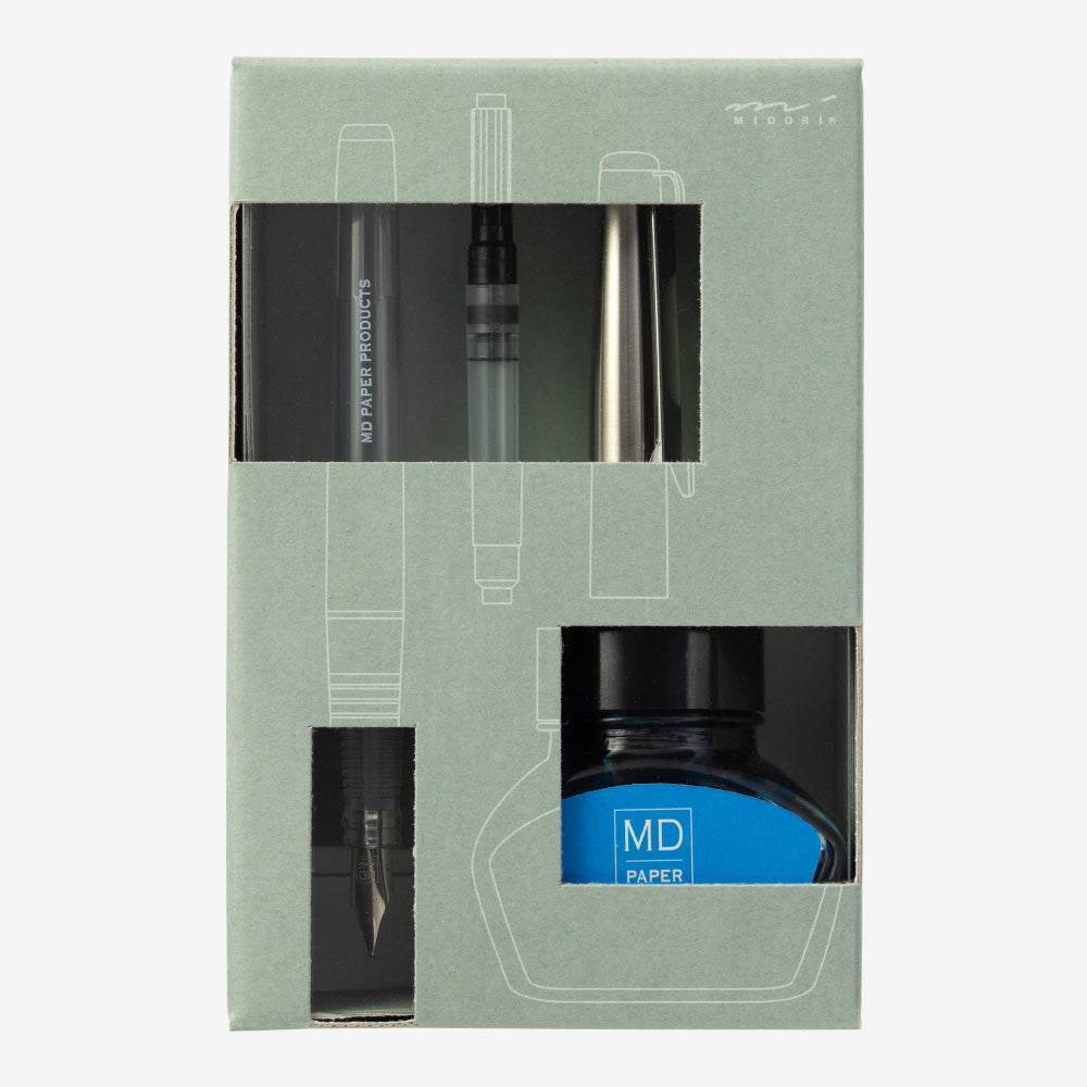 MD Fountain Pen With Bottled Ink Set [Limited Edition] - The Journal Shop