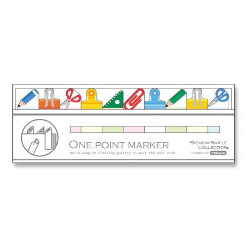 Creative Mind Wave One Point Stationery Series Markers, perfect for adding a retro touch to your planning, exclusively at The Journal Shop.