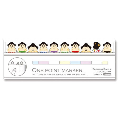 Engaging Mind Wave One Point Osumo-san Series Markers, perfect for sumo fans and lovers of Japanese culture, available at The Journal Shop.