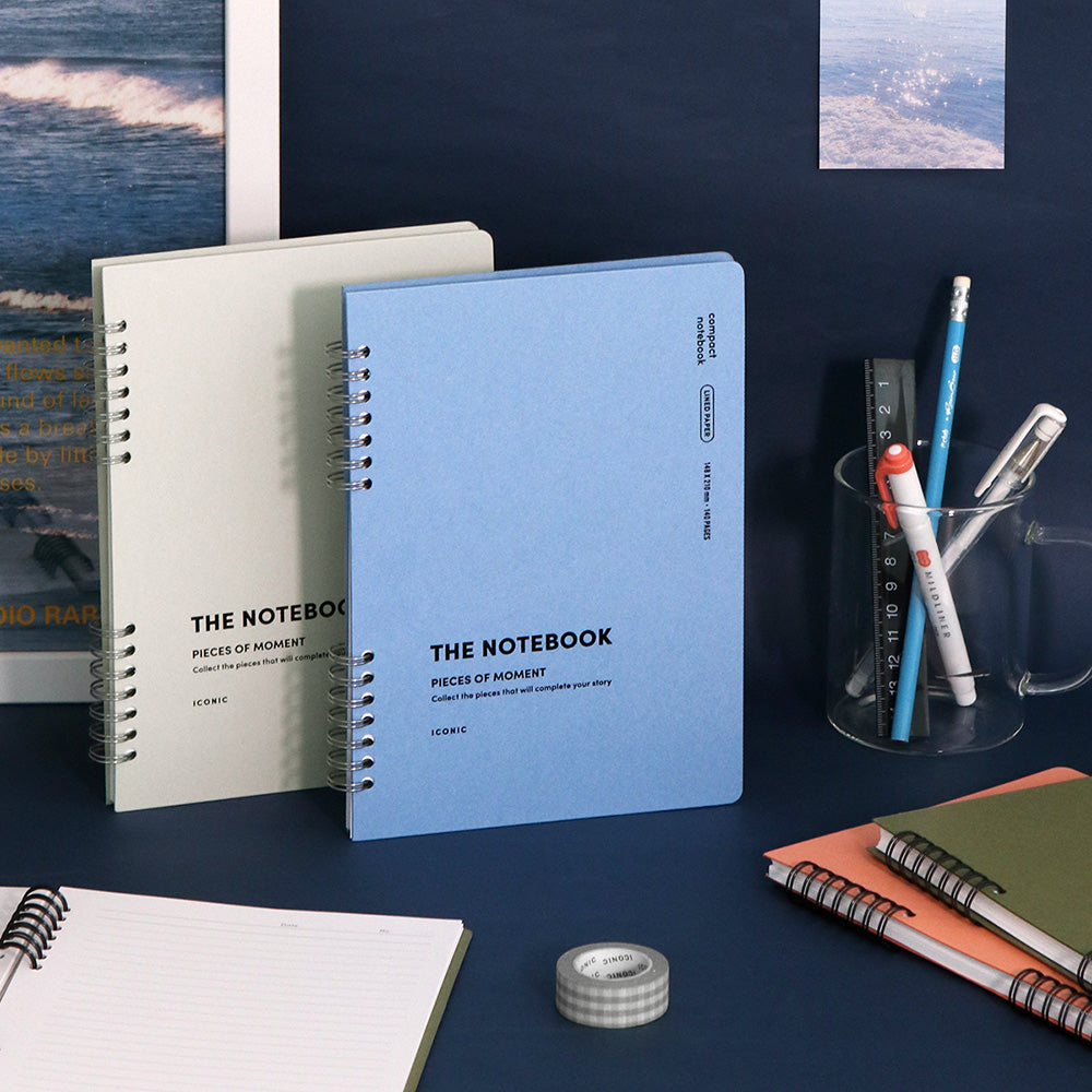 Iconic Compact A5 Lined Notebook - The Journal Shop
