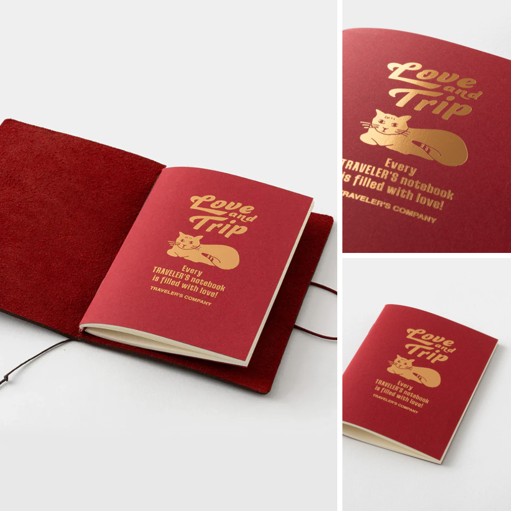 TRAVELER'S Notebook LOVE & TRIP Refill – Passport Size MD Paper