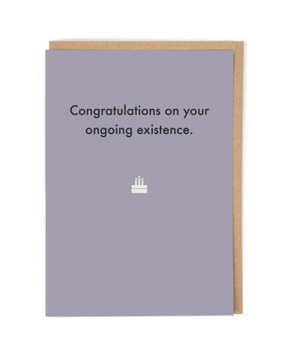 Deadpan Card "Ongoing Existence" - The Journal Shop