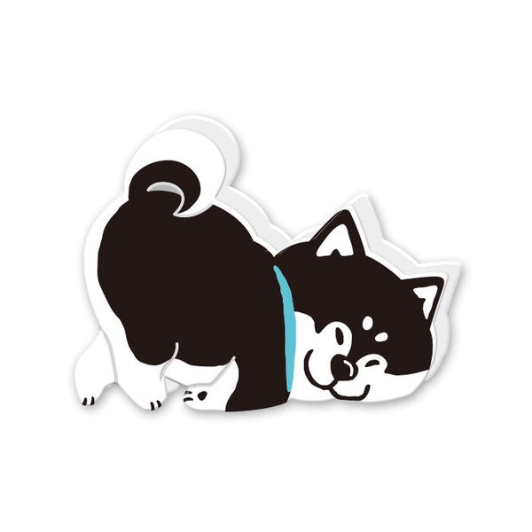 Mind Wave's Shibanban Slipping Clip: the adorable Shiba Inu that's sliding into your heart and papers, ready to fetch from The Journal Shop.