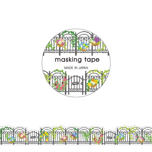 Mind Wave Die Cut Masking Tape - Garden Fence - The Journal Shop