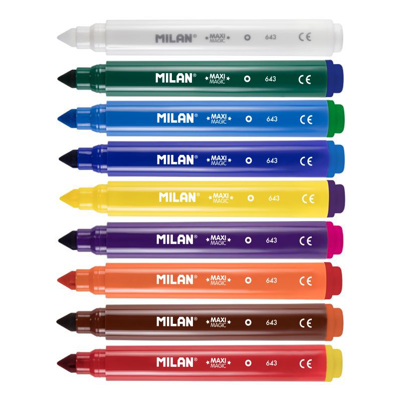 Milan Maxi Magic 8+2 Fibrepens - The Journal Shop