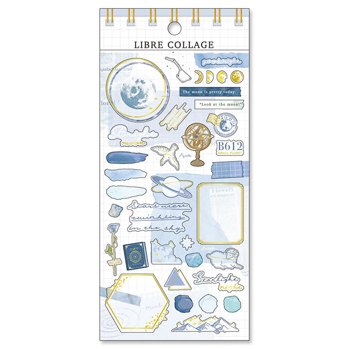 MIND WAVE Collage Gold Foil Stickers - The Journal Shop