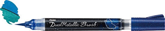 Pentel Dual Metallic Brush Pen - The Journal Shop