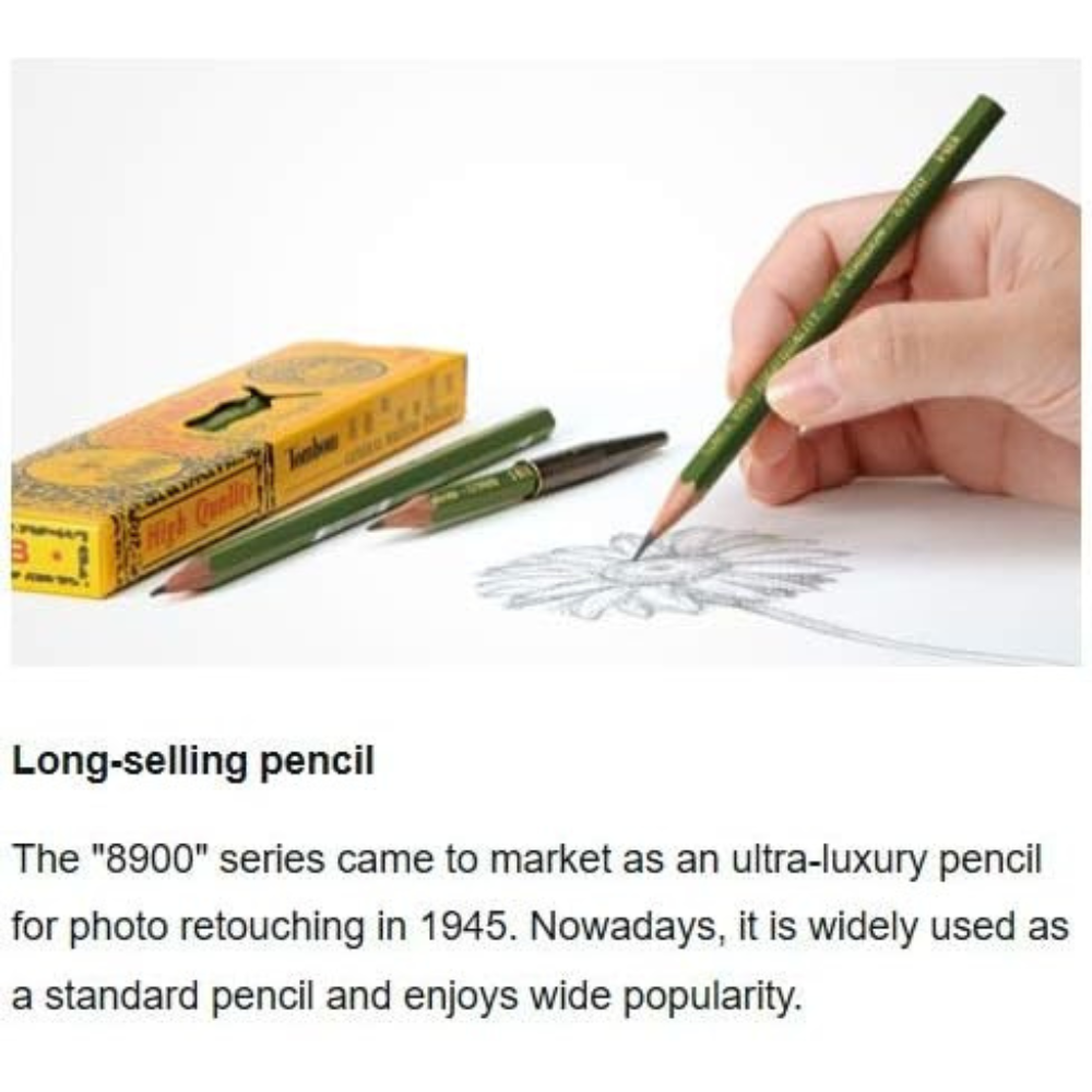 Tombow 8900 Pencils [Box of 12 Pencils] - The Journal Shop