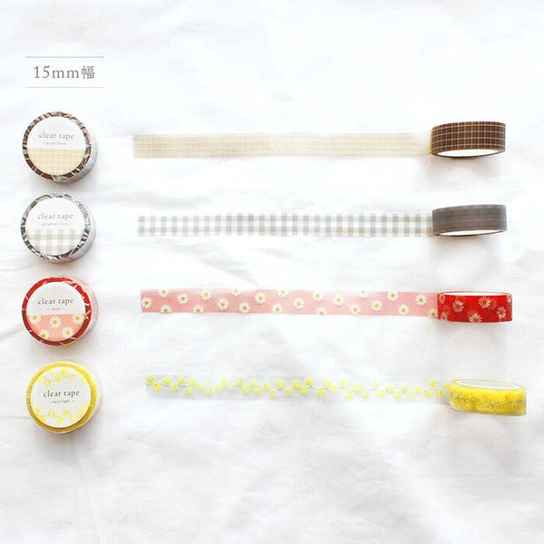 Mind Wave Clear Tape 15mm - Graph Check - The Journal Shop