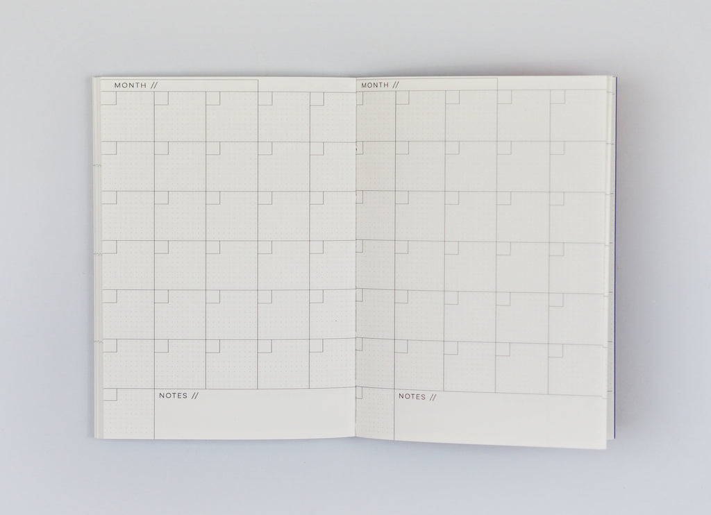 The Completist Mulberry A6 Pocket Undated Weekly Planner - The Journal Shop
