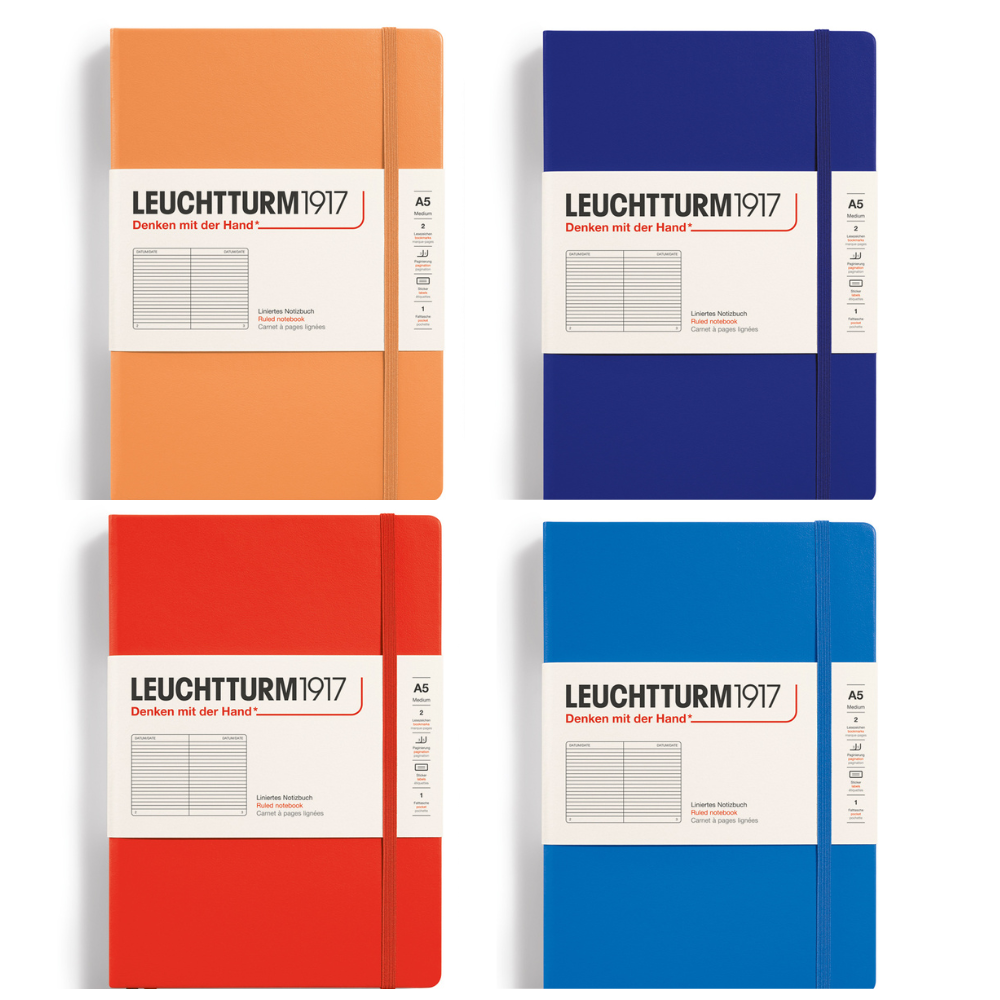 Leuchtturm1917 Hardcover Notebook A5 [NEW Colours 2024] - The Journal Shop