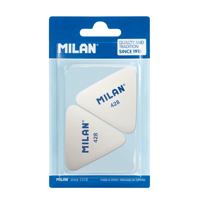 MILAN 2 Triangular Synthetic Erasers 428 - The Journal Shop