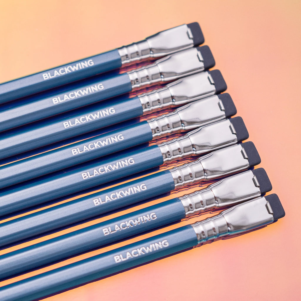 Blackwing Pearlescent Pencils [Blue] - The Journal Shop
