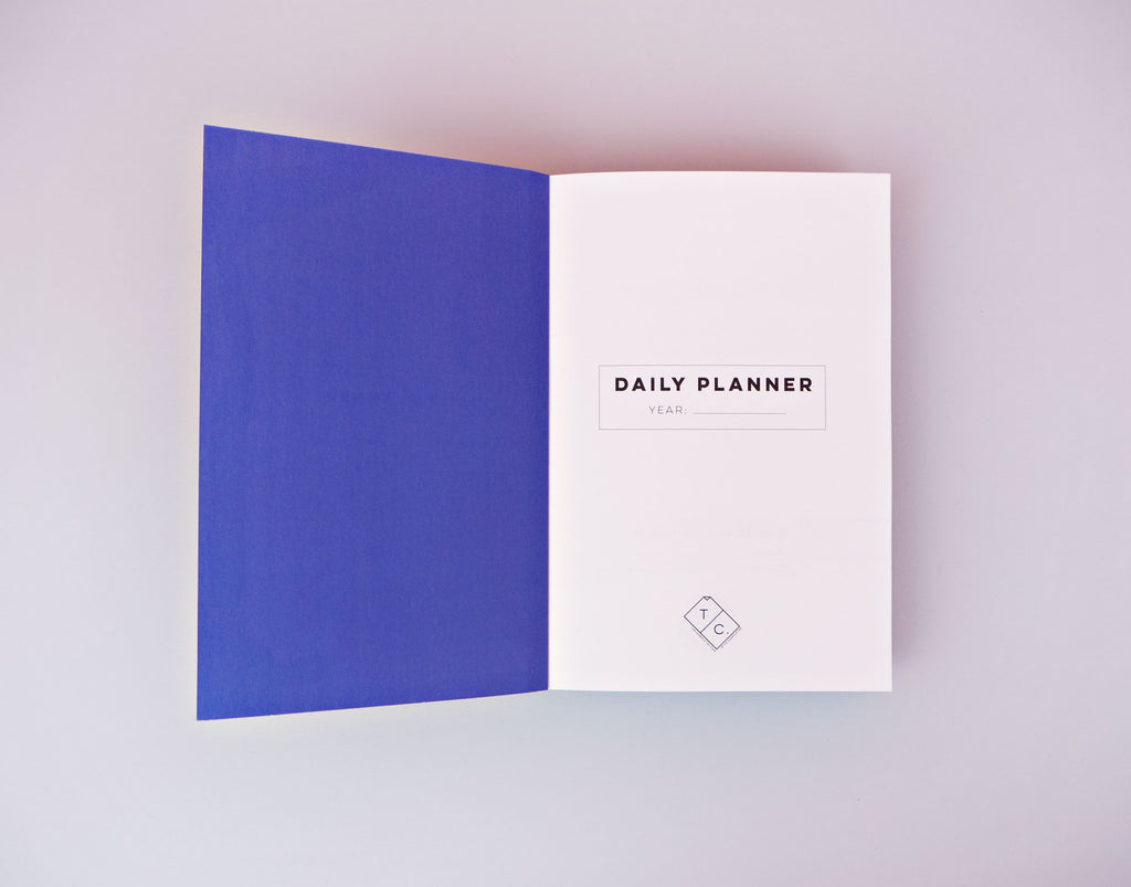 The Completist Florence Undated Daily Planner Book A5 - The Journal Shop