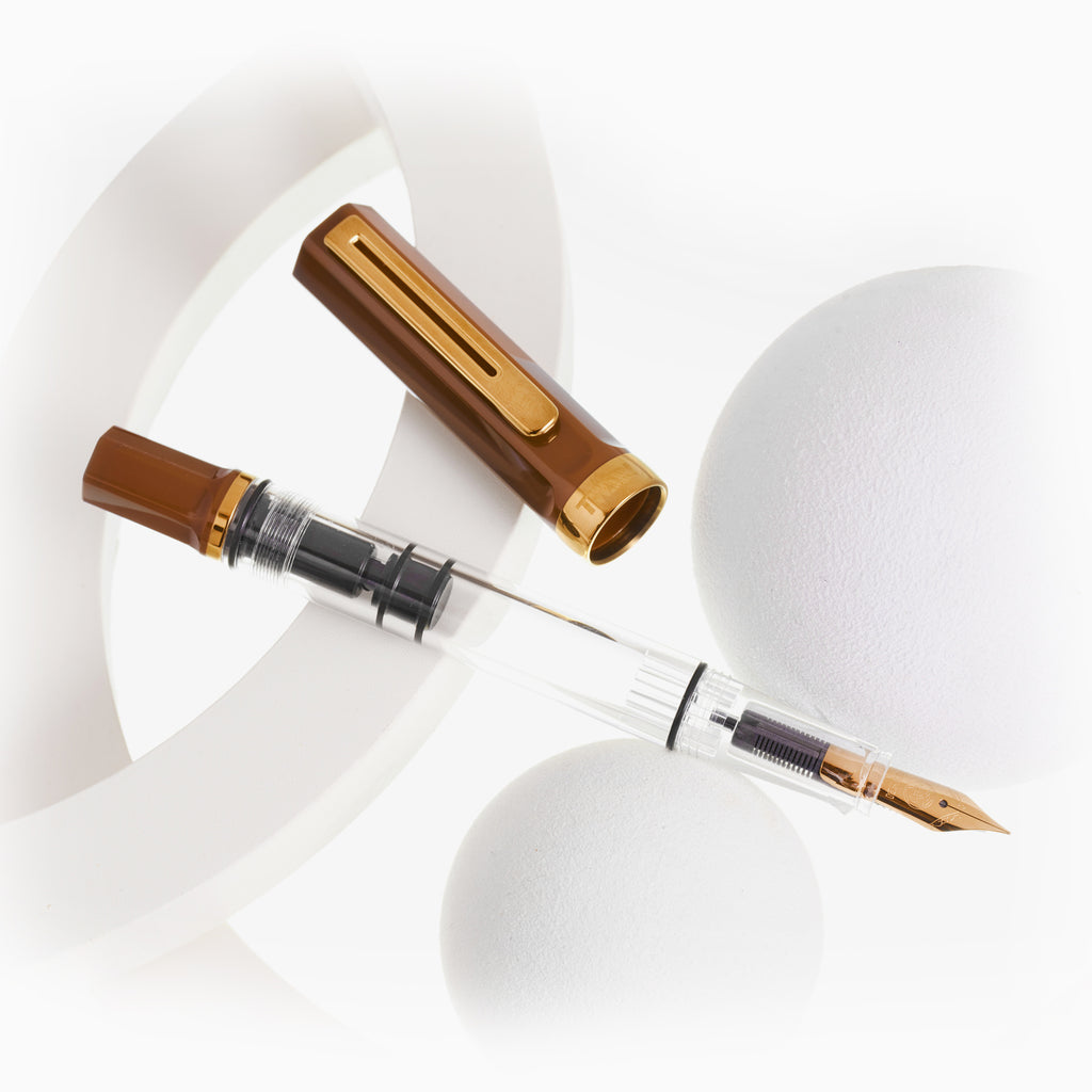 TWSBI ECO Espresso Bronze Fountain Pen Limited Edition light