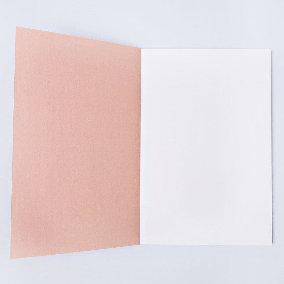 The Completist Burnt Peach Shadow Brush A5 Lay Flat Notebook - The Journal Shop