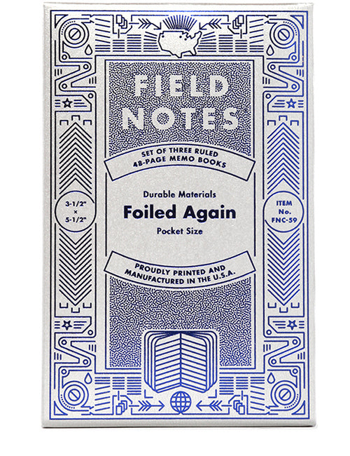 Field Notes Summer 2023 Limited Edition - Foiled Again - The Journal Shop