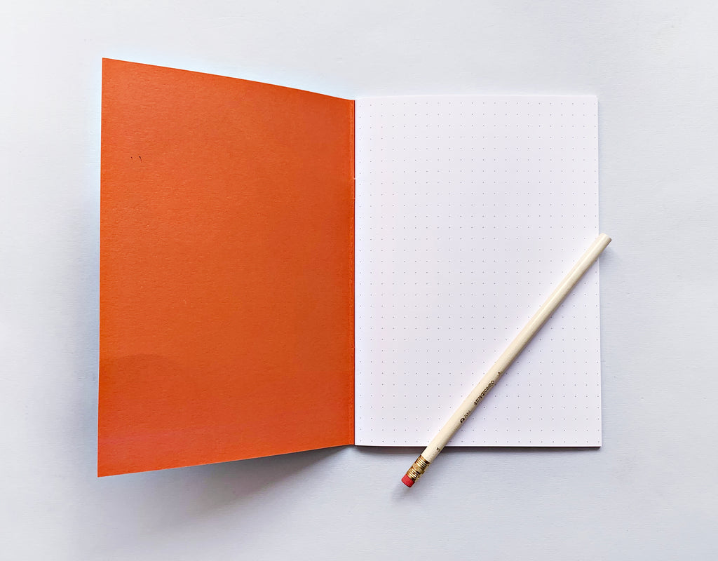 The Completist Pink Cut Out Shapes Slimline Notebook (A5) - The Journal Shop