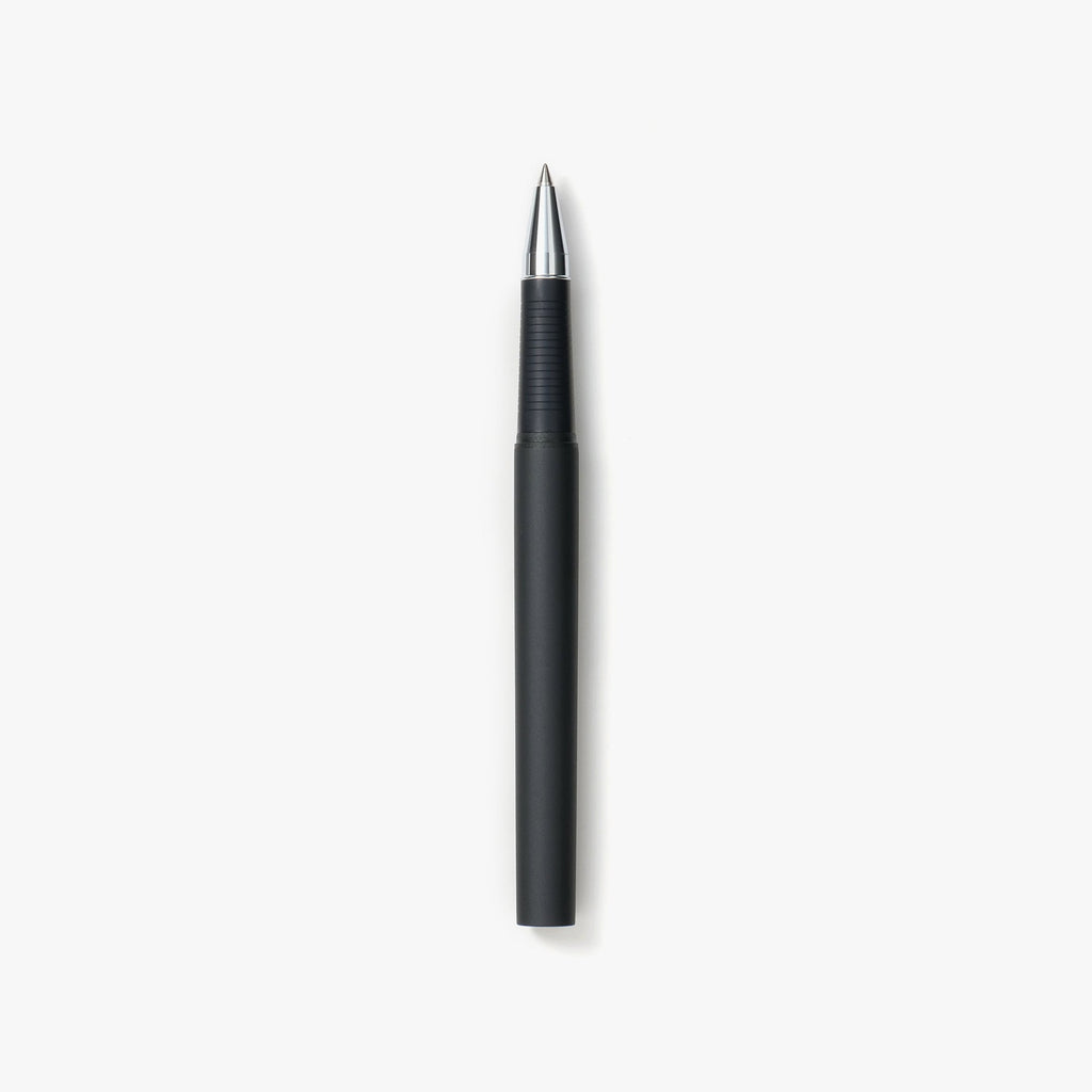 Sleek Kakimori Aluminium Rollerball Pen with textured matte finish and a subtle logo detail on the end-cap.