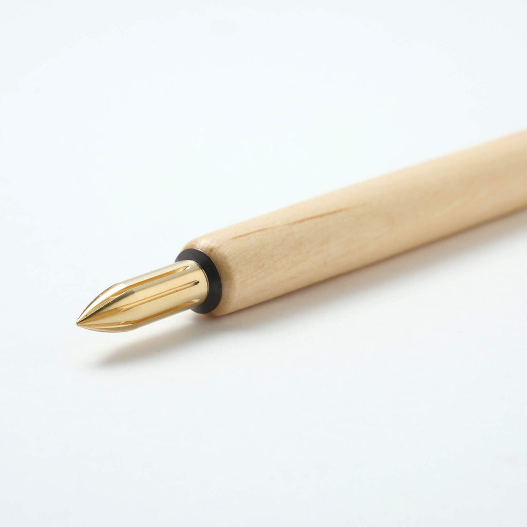 Kakimori Dip Pen Nib Holder - White Sakura Wood - The Journal Shop