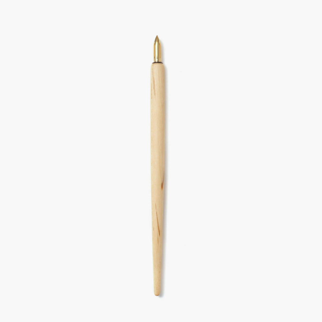 Kakimori Dip Pen Nib Holder - White Sakura Wood - The Journal Shop
