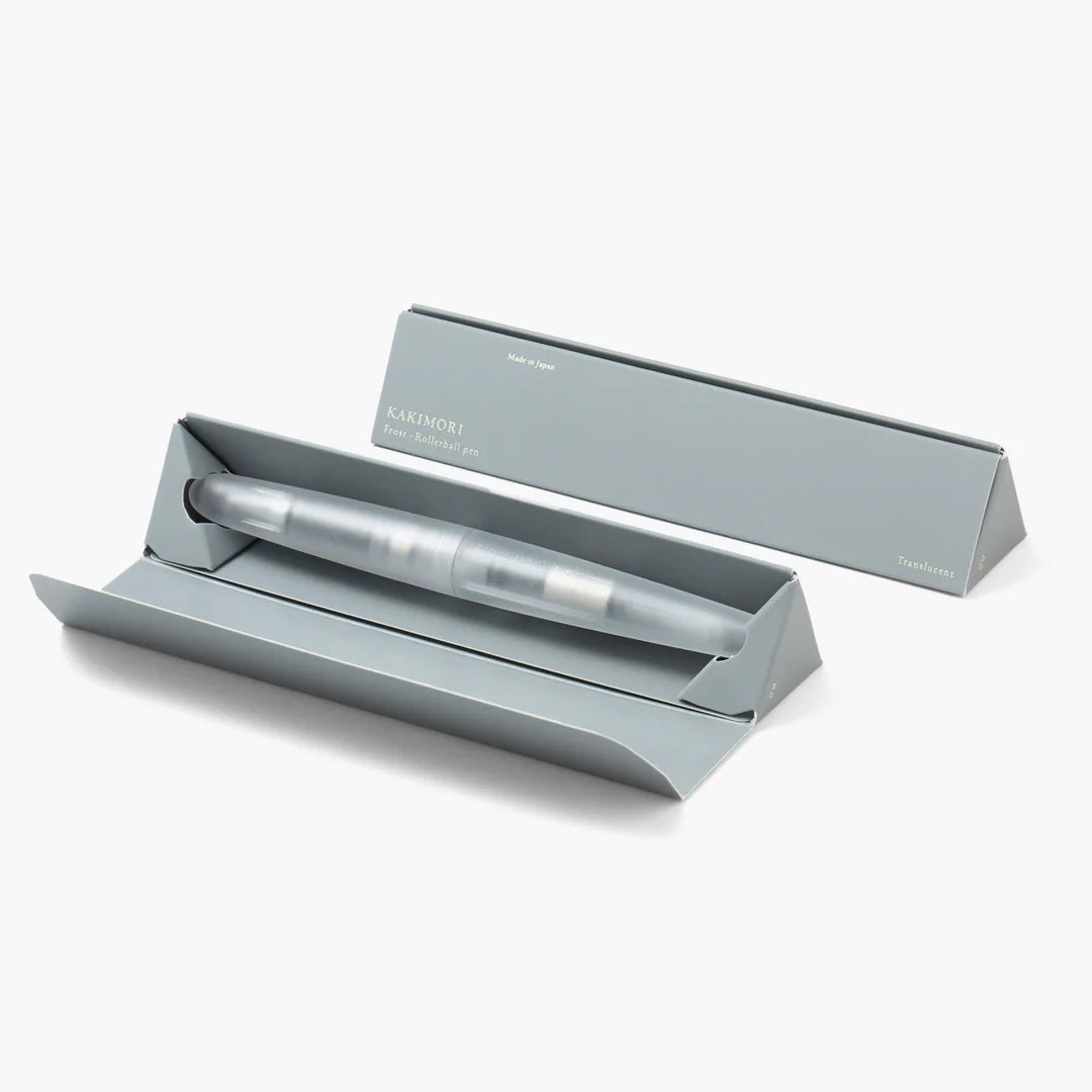 Kakimori Frost Rollerball Pen – Sleek, Translucent Japanese Design