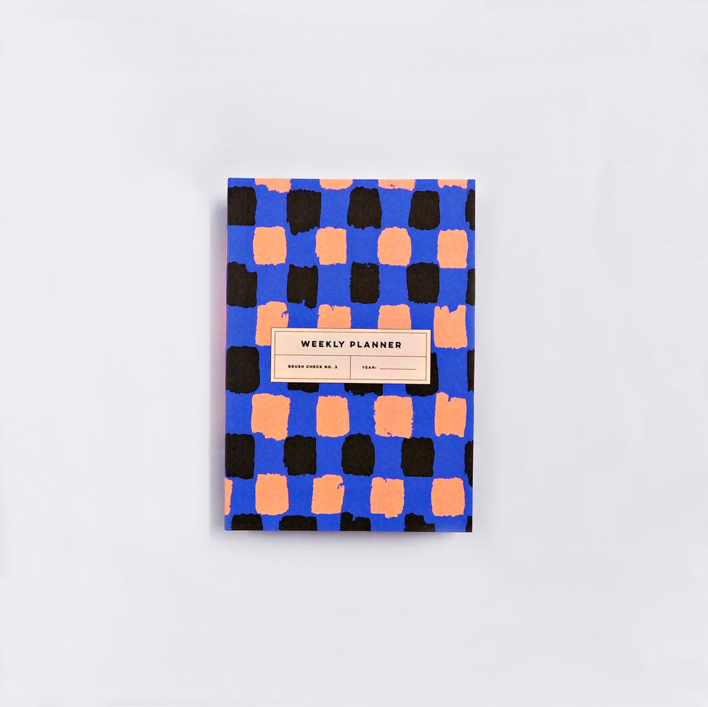 The Completist Brush Check No.2 Pocket Undated Weekly Planner - The Journal Shop