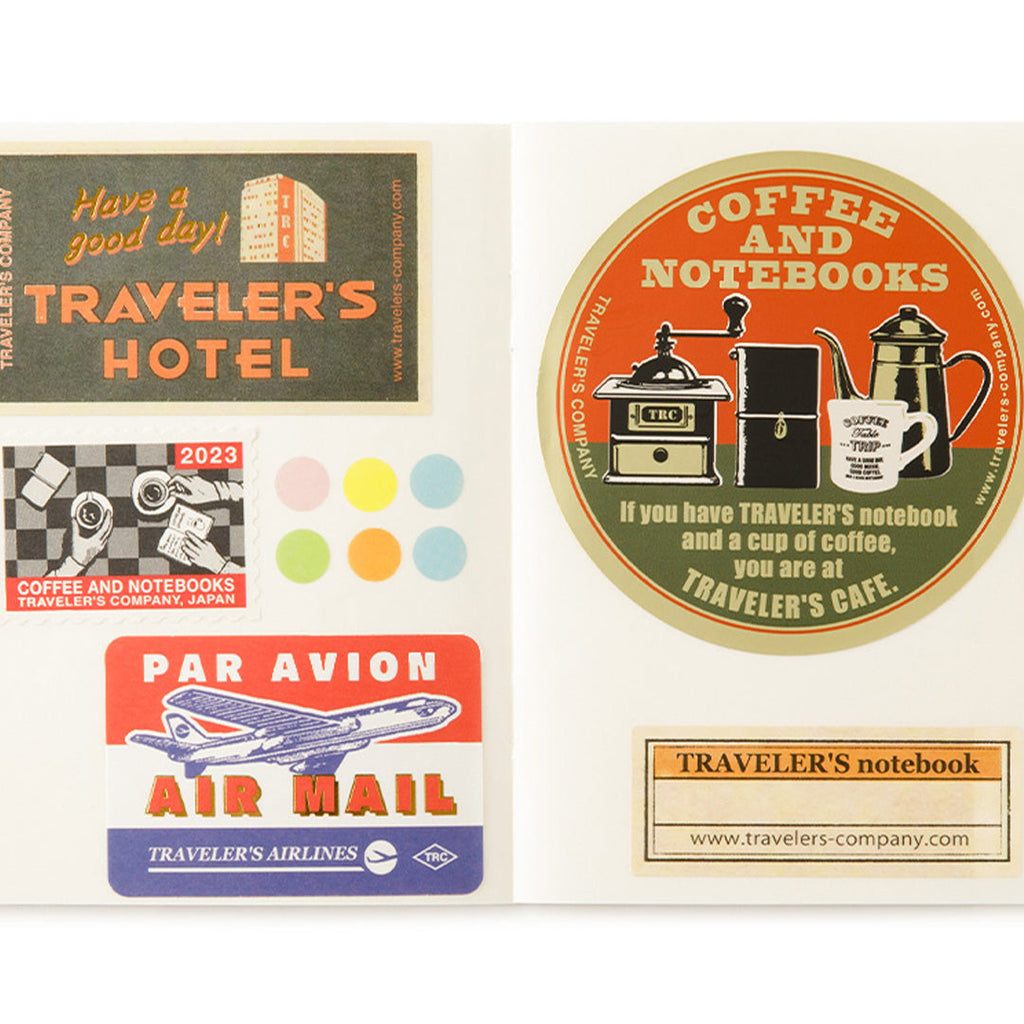 TRAVELER'S Notebook Passport Size Sticker Release Paper Refill 017 - The Journal Shop