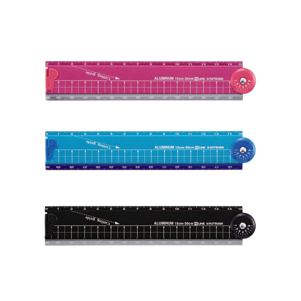 Kutsuwa Hi Line Folding Aluminium ruler XS31