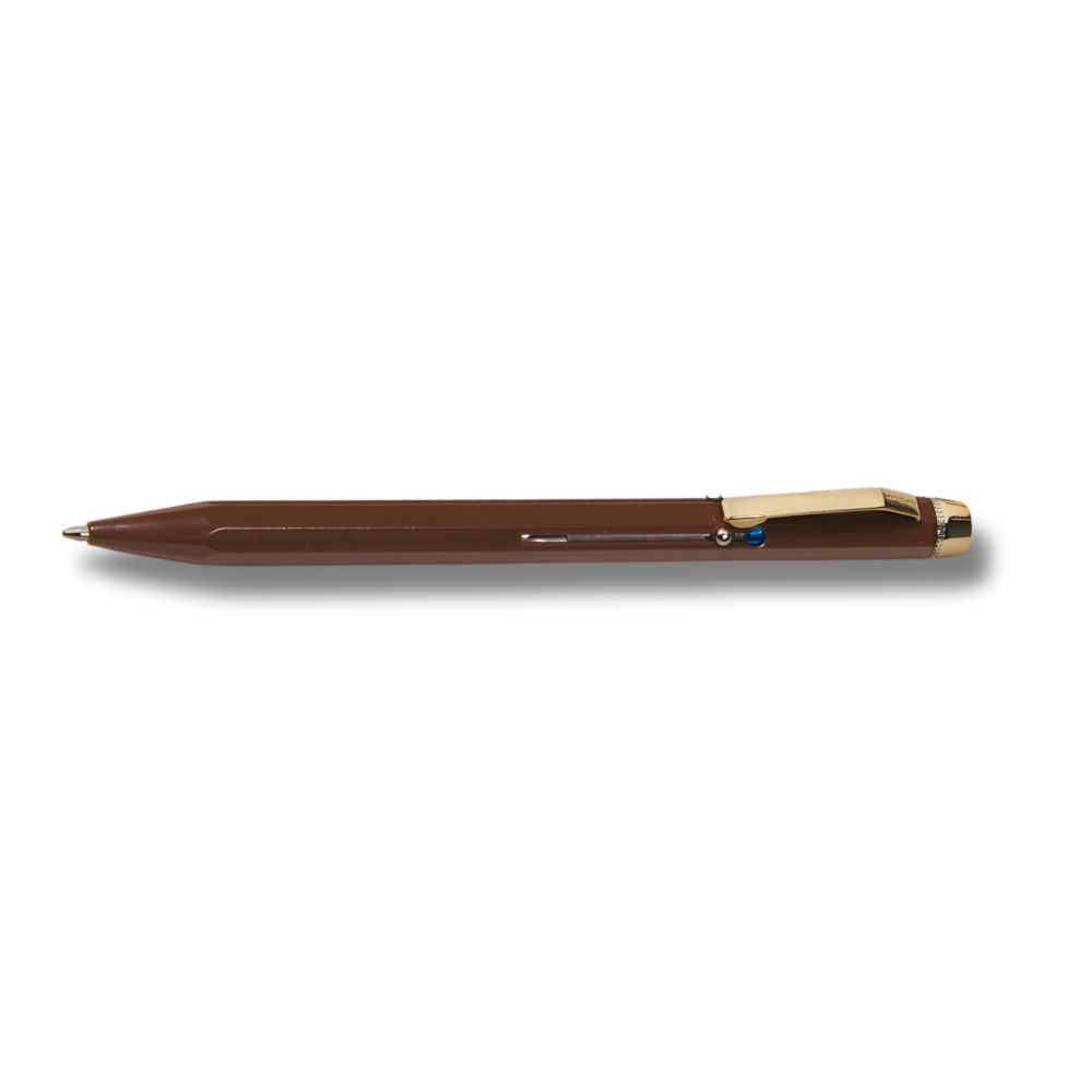 Basic Utility 4-Colour Ballpoint Pen - Mocha Mousse - The Journal Shop