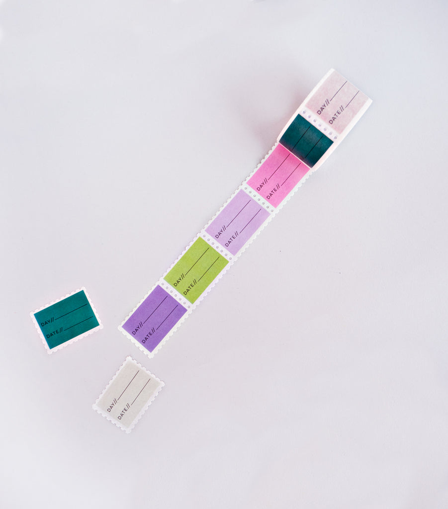 The Completist Day and Date Stamp Washi Tape - The Journal Shop