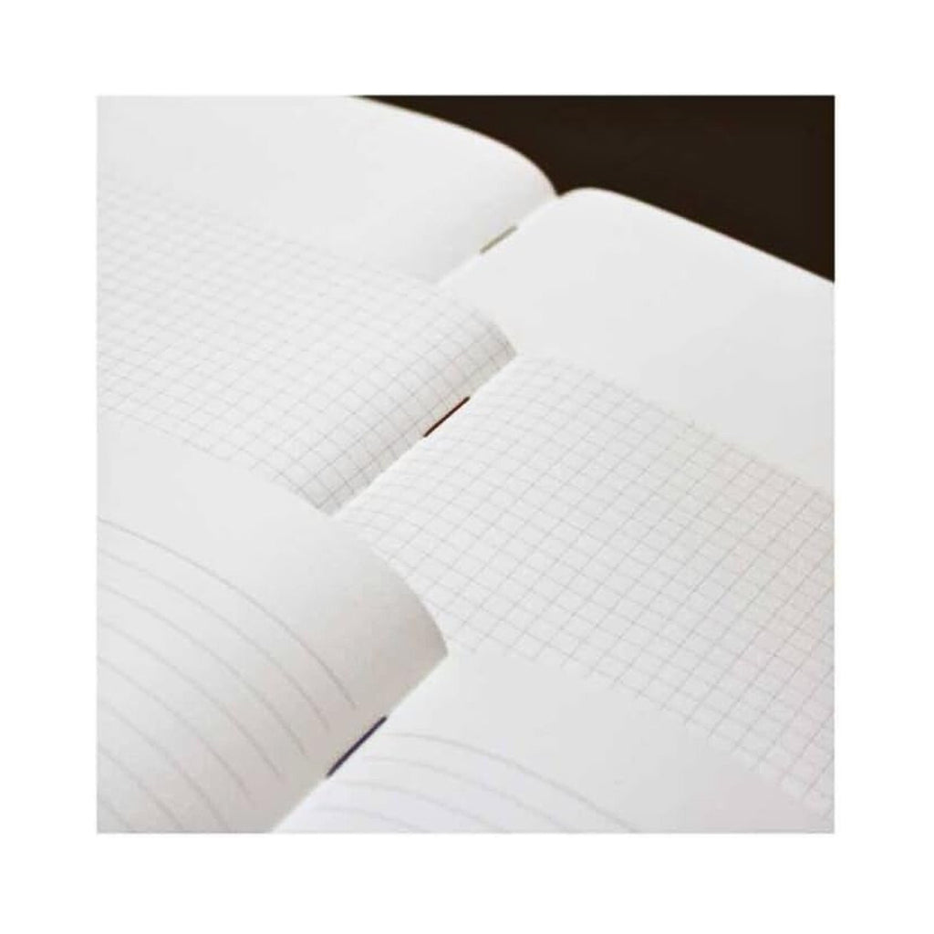 Close-up of the Apica Premium C.D Notebook A6 Ruled showing high-quality lined paper.