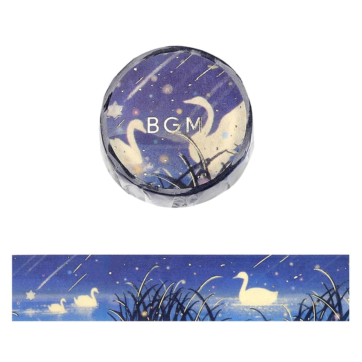 BGM Life Foil Washi Masking Tape 20mm x 5m Journal Deco Tape