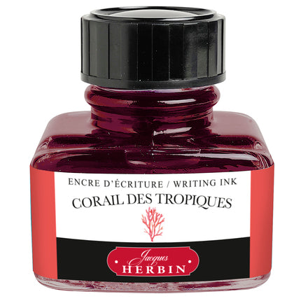J Herbin Ink for Fountain and Rollerball Pens (30ml) - Corail des Tropiques - The Journal Shop
