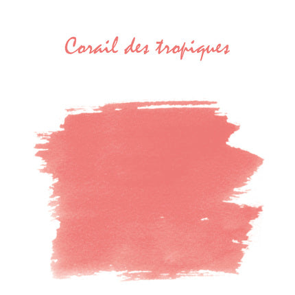 J Herbin Ink for Fountain and Rollerball Pens (30ml) - Corail des Tropiques - The Journal Shop