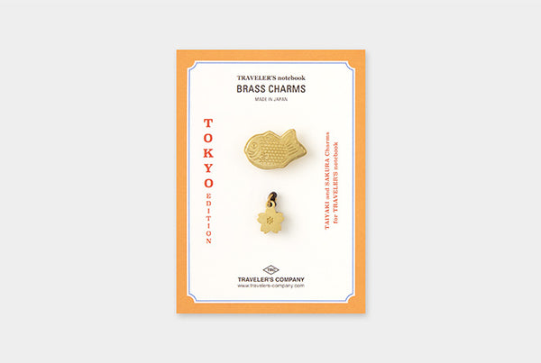 ノート・メモ帳 TRAVELER'S notebook BRASS CHARMS TOKYO TRAVELER'S Limited Edition Tokyo Notebook Brass Charm