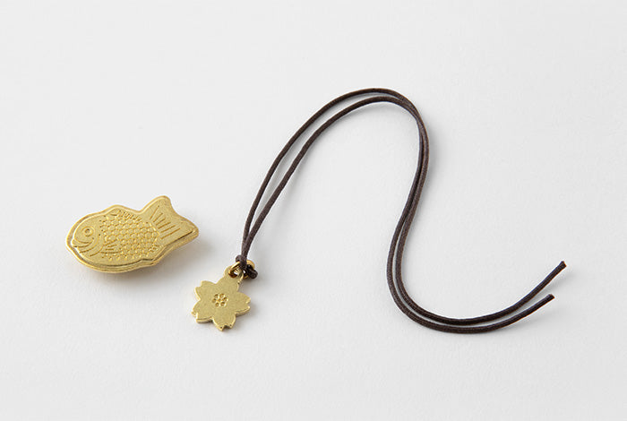 TRAVELER'S Limited Edition Tokyo Notebook Brass Charm